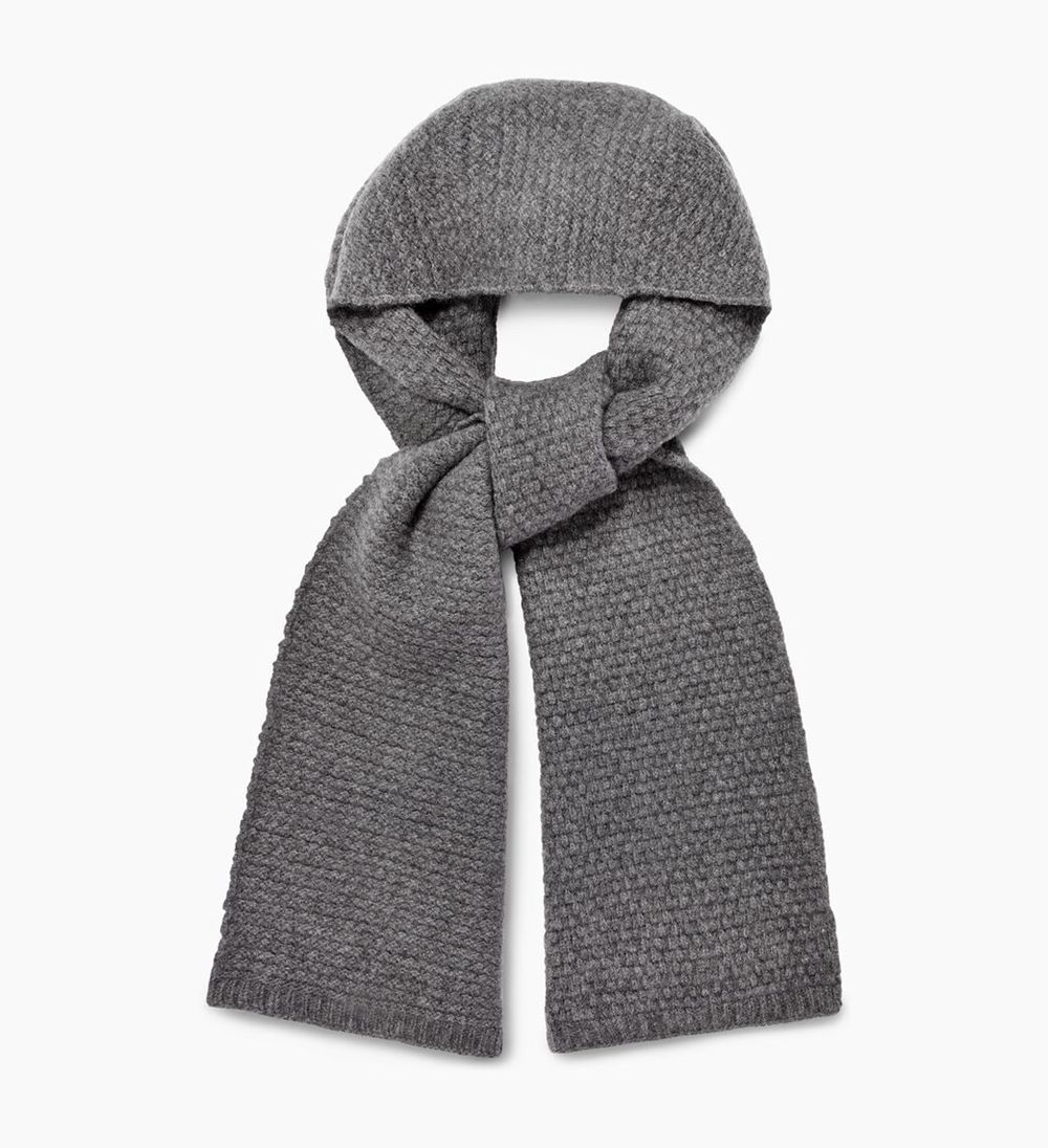 Ugg Scarfs Canada - Ugg Men's Hendrix Popcorn Stitch Medium Grey